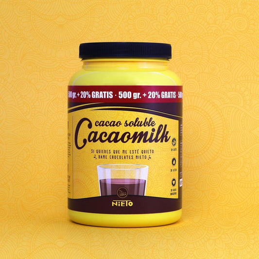 Cacao soluble Cacaomilk 500+100 g. GRATIS