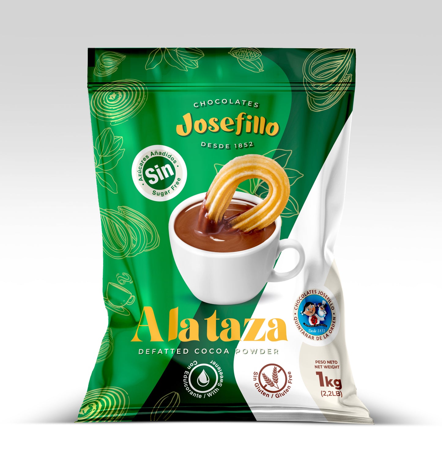 Cacao a la taza sin azúcar JOSEFILLO bolsa 1Kg
