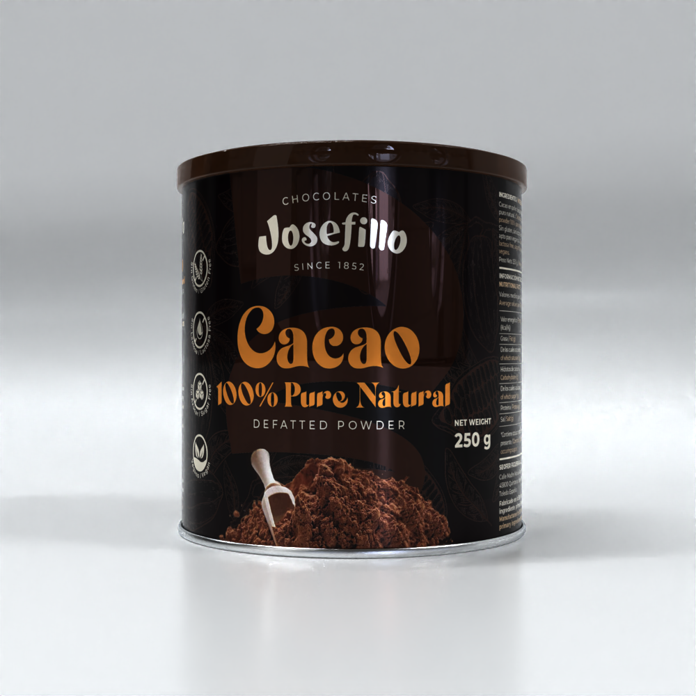 Cacao Puro 100% Bote 250 g.